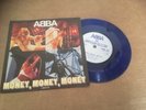 Abba Money Money Money 7” Blue Vinyl Single Agnetha Frida Bjorn Benny Eplc