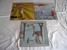 GENESIS - 3 x UK Vinyl LPs - FOXTROT/TRESPASS/NURSERY Mad Hatter B&C +Insert VG+