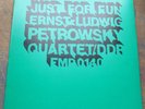 LP ERNST-LUDWIG PETROWSKY QUARTET/DDR Just For Fun 1st GERMANY, FMP 0140, MINT-