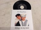 PET SHOP BOYS *ALWAYS ON MY MIND* 7'' 1987 PORTUGUESE EDITION RARE EXC