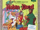 Vintage Walt Disney STORY AND SONGS FROM ROBIN HOOD VINYL LP 1973-Rare