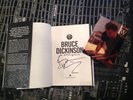 BRUCE DICKINSON HAND SIGNED PROOF AN AUTOBIOGRAPHY IRON MAIDEN BOOK 1ST EDITION