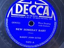 Decca 7473 Sleepy John Estes NEW SOMEDAY BABY w Son Bonds  78rpm  EE+