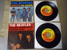 BEATLES-HELP & ELEANOR RIGBY-2 ORIGINAL PICTURE SLEEVE PS 45'S-CAPITOL-ROCK