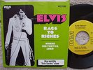 Elvis Presley - Rags To Riches / Where Did They Go Lord USA DEMO / PROMO 45 + PS