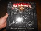 Autograph Signed Record HATEBREED / The Concrete Confessional Hate Breed