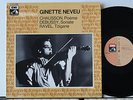 GINETTE NEVEU VIOLIN CHAUSSON DEBUSSY RAVEL EMI REFERENCE LP
