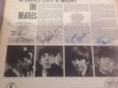 The Beatles ' A Hard Days Night' Mono LP PMC 1230 1963 33 RPM with signatures