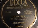 Billie Holiday-Lover Man/That Ole Devil Called Love/Decca 23391 10