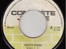 70s Dub Roots Reggae KING C C rasta poker Rare 1976 UK 7