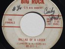 THE VANDALS: 1965 GARAGE PSYCH PRIVATE PRESS - BALLAD OF A LOSER / MY GIRL 45rpm