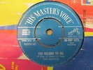 THE DUPREES YOU BELONG TO ME 1962 HMV 45-POP 1073 RARE VERY NICE