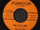 ARCADES: My Love / Fine Little Girl 45 (thick & thin lines) Vocal Groups