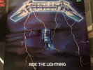 METALLICA Ride The Lightning LP 1984 UK PRESS WITH OIS MFN 27 SLAYER MEGADETH