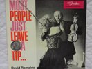 Sheldon Record David Romaine Most People Just Leave A Tip lp,RARE,NO HOLE MARKS