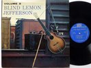 BLIND LEMON JEFFERSON Volume 2 LP Riverside 136 blues 1st press  #1329