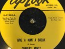 Funk 45 Northern Soul—Charles Mintz—Give A Man A Break / Finder's Keepers