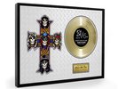 Guns N Roses Sweet Child O Mine Framed Gold Disc Display ( Large A3 Size )