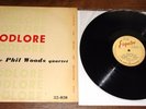 THE PHIL WOODS QUARTET   WOODLORE   UK MONO ESQUIRE LP 1956 LOVELY CONDITION