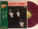 THE BEATLES  MEET THE BEATLES LP APPLE AR-8026 1973 RED VINYL MONO  OBI JAPAN