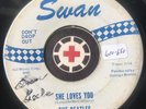 THE BEATLES I'll Get You / She Loves You SWAN BLUE LABEL 45 RARE HEAR