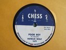 HOWLIN WOLF - Poor boy/Sitting on top of the world - CHESS 1679 - BLUES 78