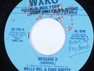 Electro Rap 45 MELLE MEL & DUKE BOOTEE Message II SUGARHILL HEAR promo