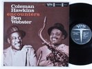 COLEMAN HAWKINS Encounters Ben Webster VERVE LP mono VG++
