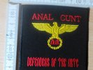 ANAL CUNT RARE WOVEN PATCH DEFENDERS WIFEBEATER GG ALLIN MURDER JUNKIES RECTAL