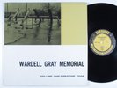 WARDELL GRAY Memorial: Volume One PRESTIGE LP mono W.50th VG++