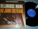 THELONIOUS MONK 'WITH JOHN COLTRANE' JLP946 RIVERSIDE RECORDS 1963 UK STEREO
