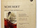 PAUK FRANKL OLEFSKY HAUTZIG, SCHUBERT violin & piano music VOX 3xLPs stereo EX++