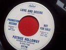 PATRICE HOLLOWAY - LOVE AND DESIRE / ECSTASY - US CAPITOL PROMO 45 NORTHERN SOUL
