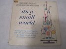 WALT DISNEY New York World's Fair IT'S A SMALL WORLD ST3925 LP Vinyl VG+