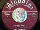 HEAR Ray Johnson 45 Calypso Blues/Are You There ALADDIN 3392 R&B exotica popcorn