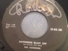 HEAR RARE ROCKABILLY 2 Sider The Asteroids-SHHHHHHH BLAST OFF Rodeo 45 Canadian