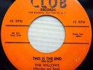 WILLOWS doowop CLUB VG+ 45 THIS IS THE END DON'T PULL DON'T PUSH DON'T SHOVE wsF