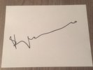 Benny Andersson - ABBA Hand Signed Autograph Index White Card Music - Proof COA