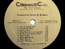 Cinemusic CMR 524 COMMERCIAL SPOTS library music 1970 lp Jack Shaindlin
