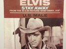 DISQUE 45T B.O FILM STAY AWAY JOE / ELVIS PRESLEY WITH THE JORDANAIRES STAY AWAY