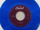 COLORED BLUE THE BEATLES HEY JUDE VINYL 45 RECORD RE14