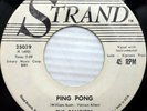 TANGIERS doowop on STRAND 45 PING PONG vg++ b/w DON'T STOP THE MUSIC vg+ ws219