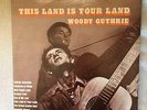 WOODY GUTHRIE This Land Is Your Land FOLKWAYS RECORDS FTS 31001 EX VINYL