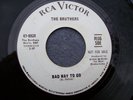 1966 NEW YORK GARAGE--BRUTHERS--BAD WAY TO GO / BAD LOVE--RCA 8920, PROMO