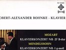 TELEFUNKEN STEREO ED1 - ROBERT-ALEXANDER BOHNKE - MOZART / MENDELSSOHN PIANOC. M