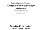 Queens Of The Stone Age ticket x1 @O2 21.12.17 standing worth £42 qotsa 