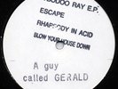 A GUY CALLED GERALD - VOODOO RAY E.P. - RARE 1988 ORIGINAL WHITE LABEL PROMO 12