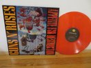 GUNS N' ROSES Appetite for Destruction FLAMiING SUN SWIRL RED COLOR LP VINYL NM
