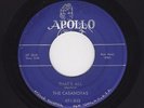 '55 R&B/DooWop CASANOVAS That's All/Are You For Real APOLLO 471 VG++ HEAR