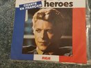 David bowie heroes french original 7 single pic sleeve excellent condition